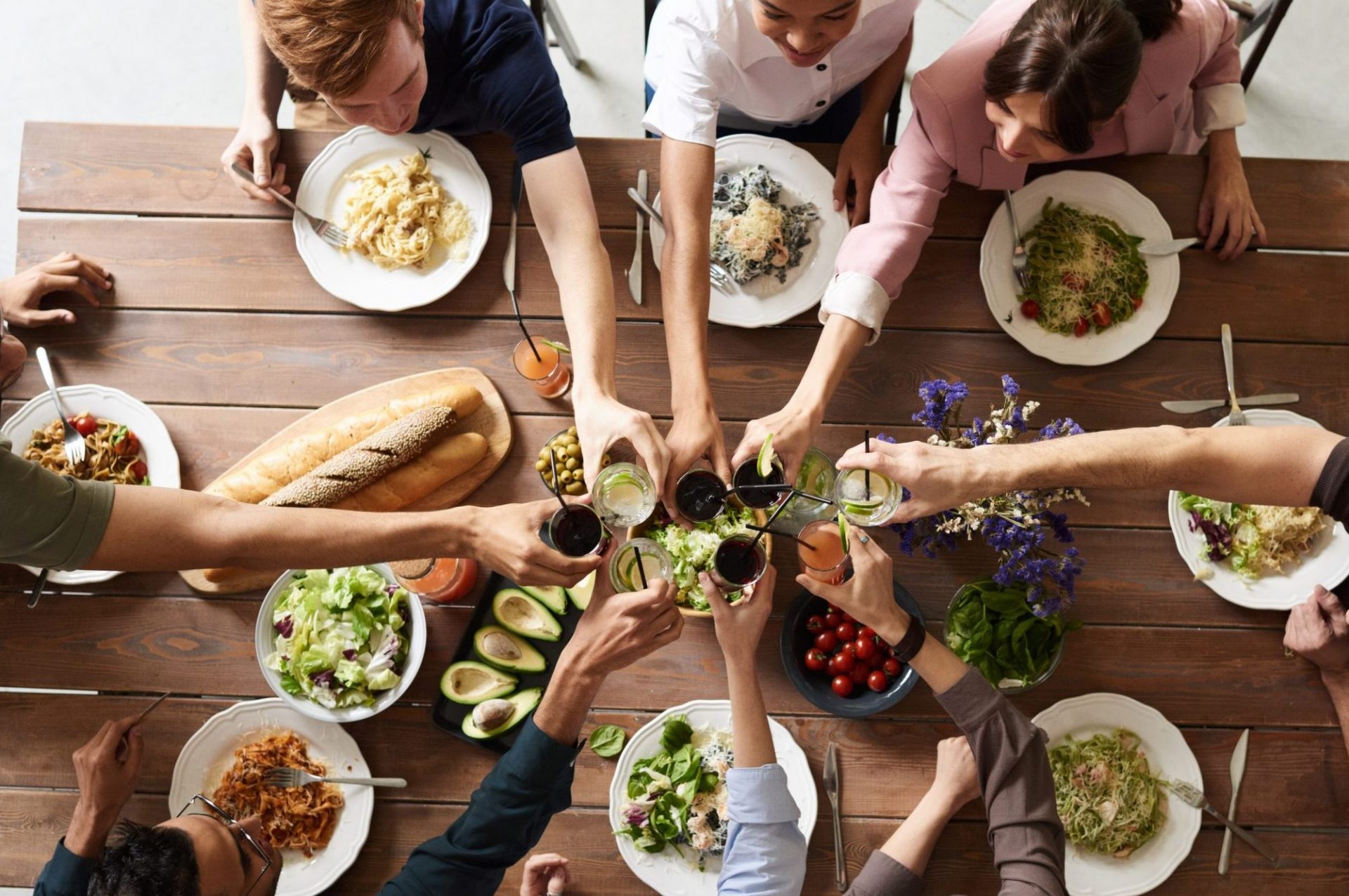  A table full of delicious food!